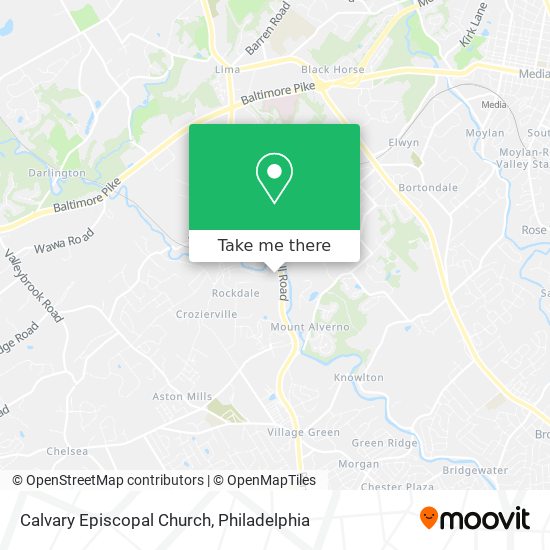 Mapa de Calvary Episcopal Church