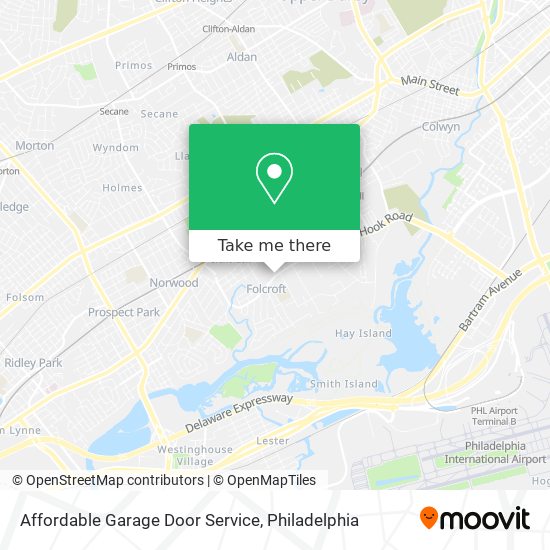 Affordable Garage Door Service map