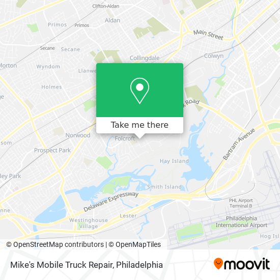 Mike's Mobile Truck Repair map