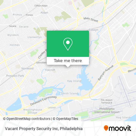 Vacant Property Security Inc map