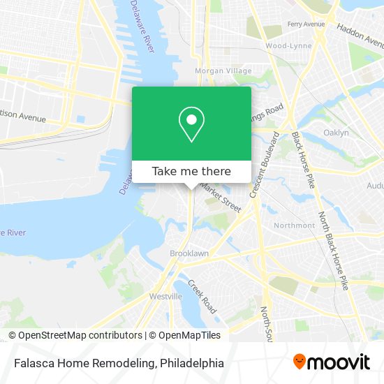 Mapa de Falasca Home Remodeling