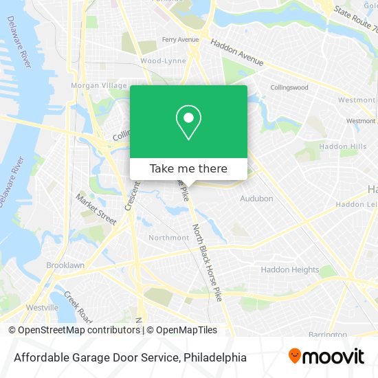 Affordable Garage Door Service map