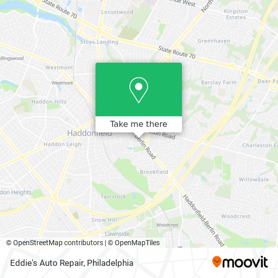 Mapa de Eddie's Auto Repair