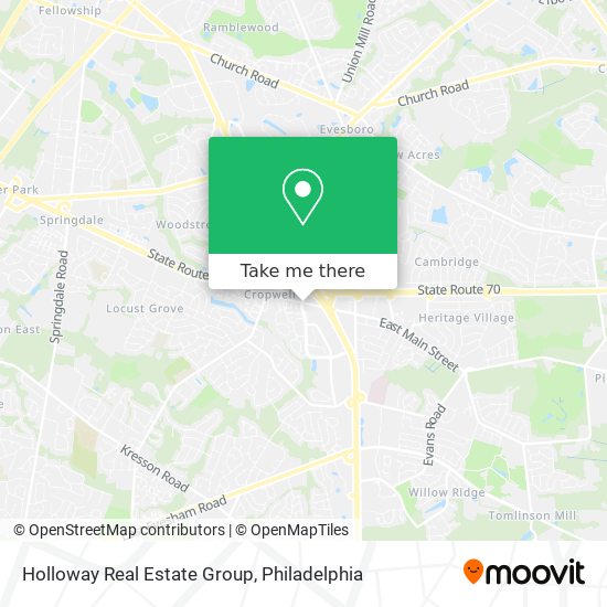 Holloway Real Estate Group map