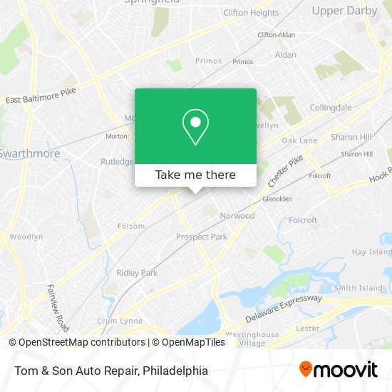 Mapa de Tom & Son Auto Repair