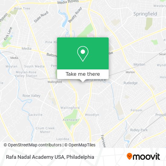 Mapa de Rafa Nadal Academy USA