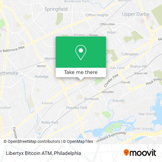 Mapa de Libertyx Bitcoin ATM