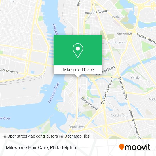 Milestone Hair Care map