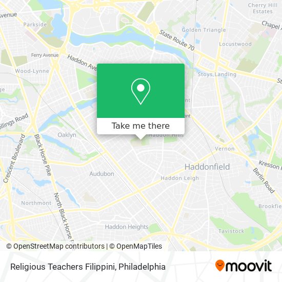 Religious Teachers Filippini map