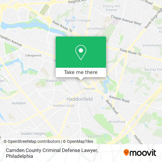 Camden County Criminal Defense Lawyer map