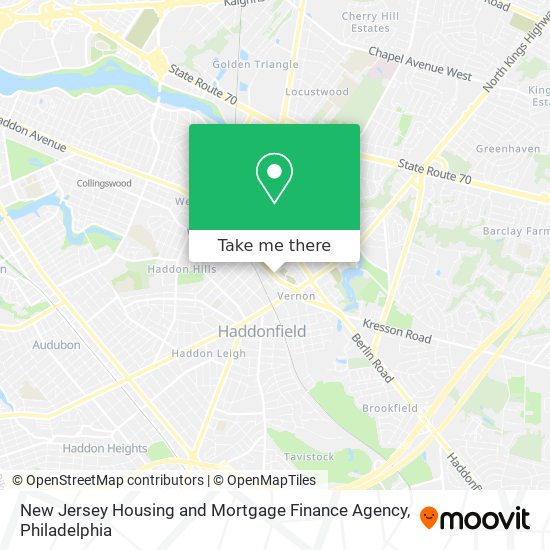 New Jersey Housing and Mortgage Finance Agency map