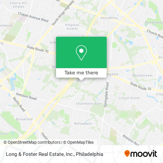 Mapa de Long & Foster Real Estate, Inc.