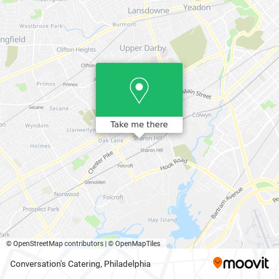 Conversation's Catering map