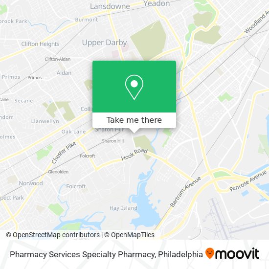 Mapa de Pharmacy Services Specialty Pharmacy