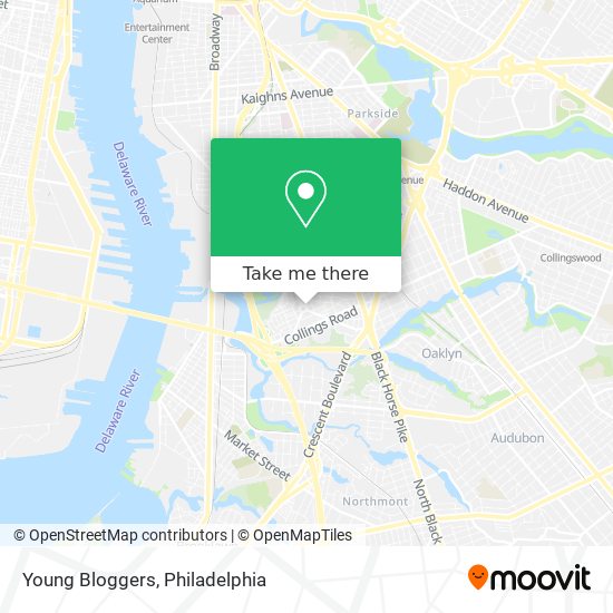 Young Bloggers map