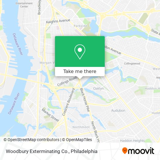 Woodbury Exterminating Co. map