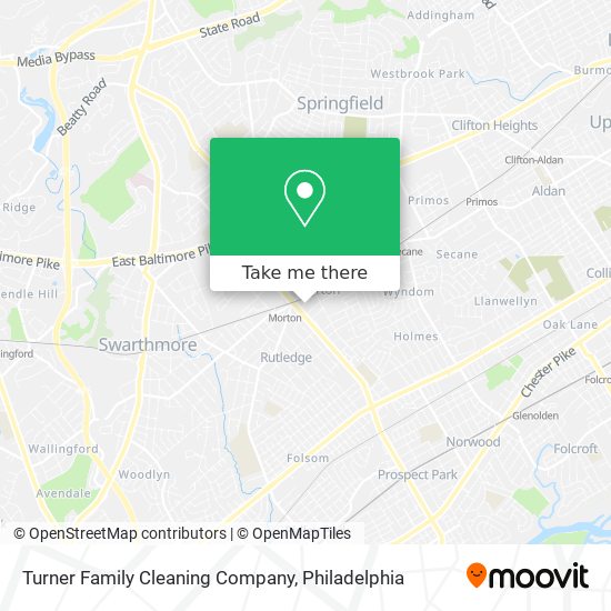 Turner Family Cleaning Company map