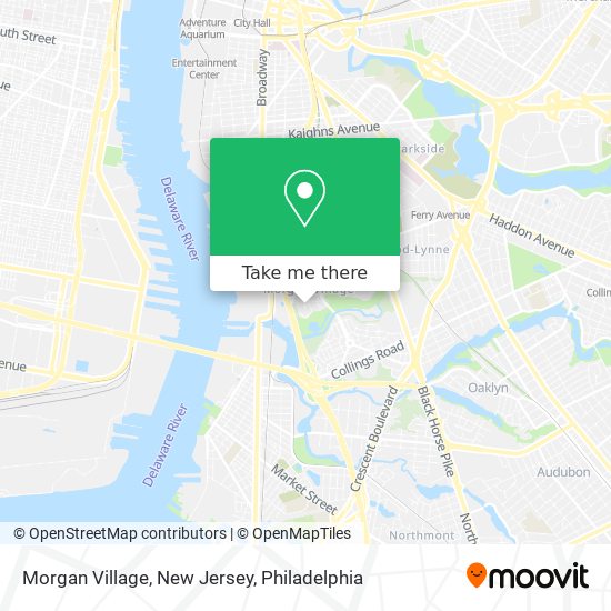 Morgan Village, New Jersey map