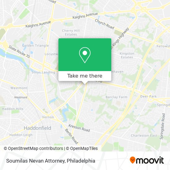 Soumilas Nevan Attorney map