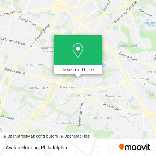 Avalon Flooring map