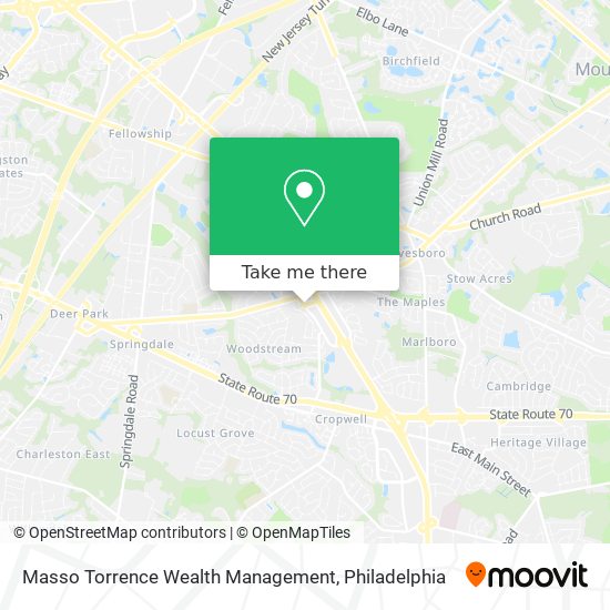 Masso Torrence Wealth Management map