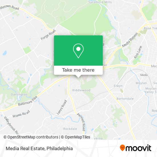 Media Real Estate map