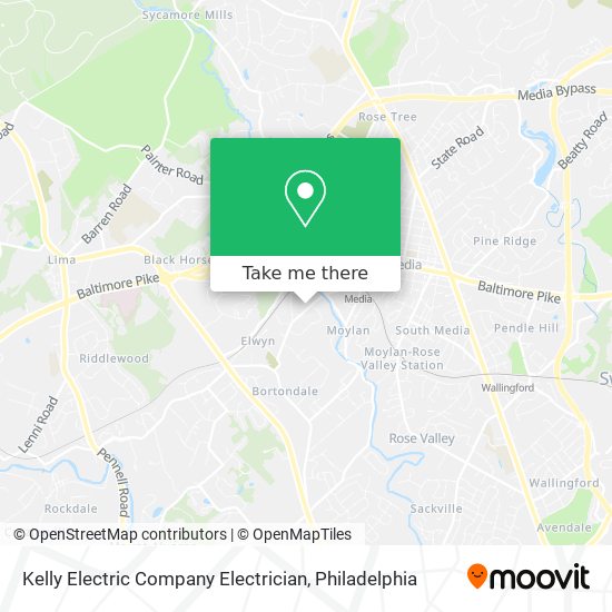 Mapa de Kelly Electric Company Electrician