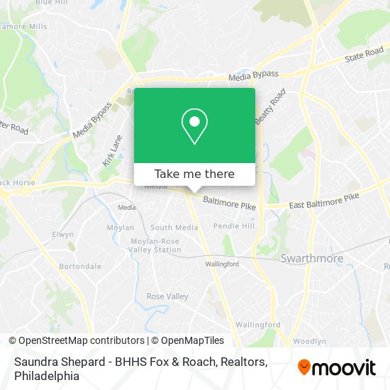 Saundra Shepard - BHHS Fox & Roach, Realtors map