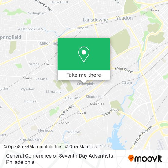 Mapa de General Conference of Seventh-Day Adventists