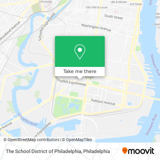 Mapa de The School District of Philadelphia