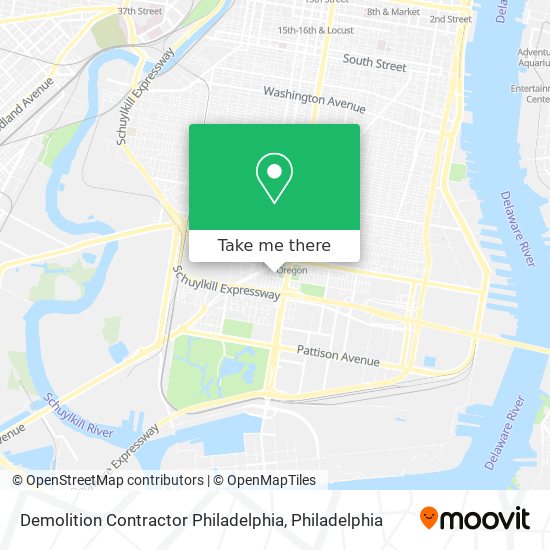 Demolition Contractor Philadelphia map