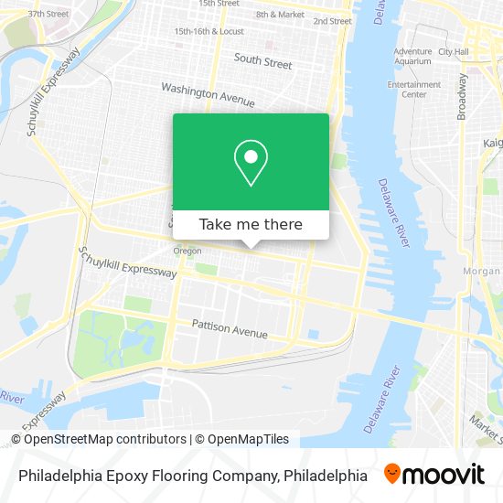 Philadelphia Epoxy Flooring Company map