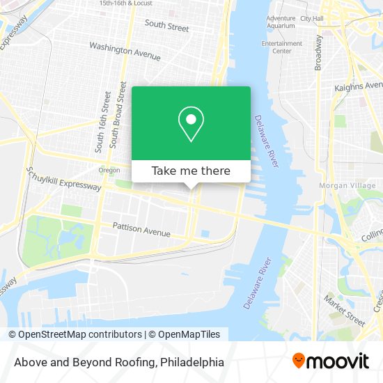 Mapa de Above and Beyond Roofing