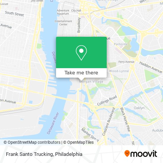 Frank Santo Trucking map