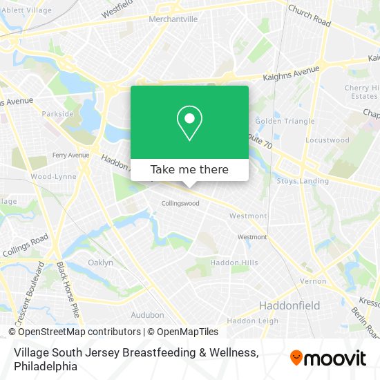 Village South Jersey Breastfeeding & Wellness map