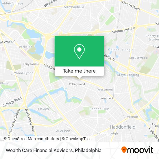 Wealth Care Financial Advisors map