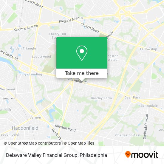 Mapa de Delaware Valley Financial Group