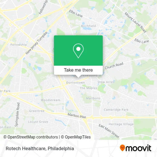 Rotech Healthcare map