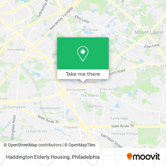 Haddington Elderly Housing map