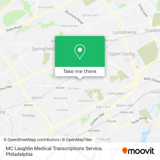 MC Laughlin Medical Transcriptions Service map