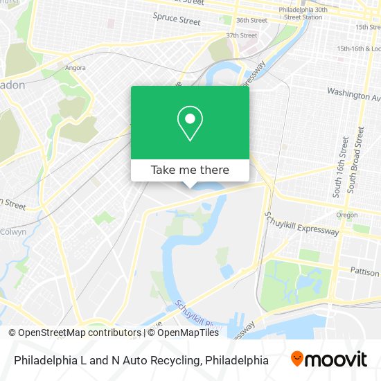 Mapa de Philadelphia L and N Auto Recycling