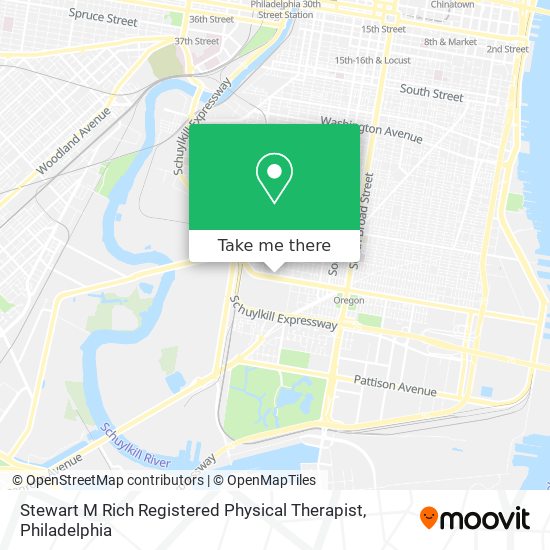 Stewart M Rich Registered Physical Therapist map