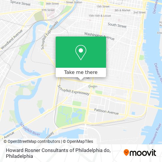 Howard Rosner Consultants of Philadelphia do map
