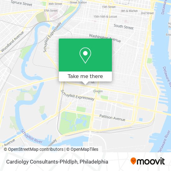 Cardiolgy Consultants-Phldlph map