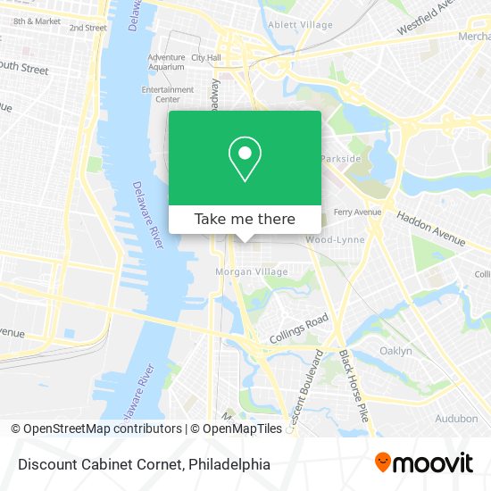 Discount Cabinet Cornet map
