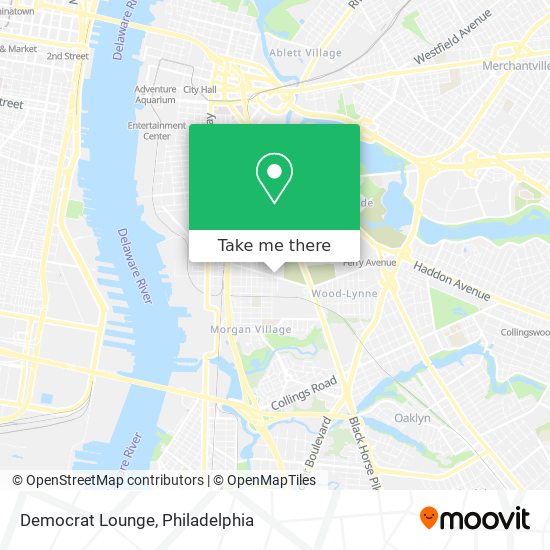 Mapa de Democrat Lounge