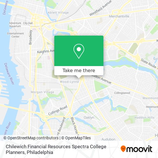 Chilewich Financial Resources Spectra College Planners map