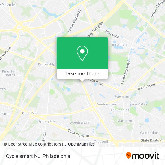 Cycle smart NJ map