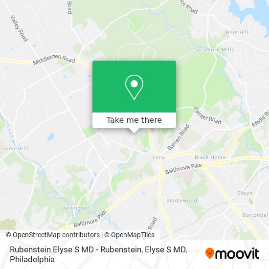 Rubenstein Elyse S MD - Rubenstein, Elyse S MD map