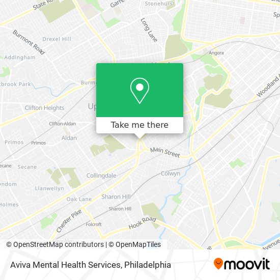 Aviva Mental Health Services map